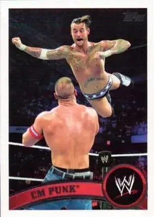 2011 Topps WWE #25 - CM Punk
