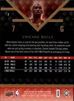 Back of Ben Gordon