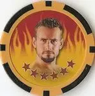 2011 Topps WWE Power Chipz #6 - CM Punk