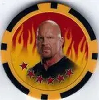 2011 Topps WWE Power Chipz #13 - "Stone Cold" Steve Austin