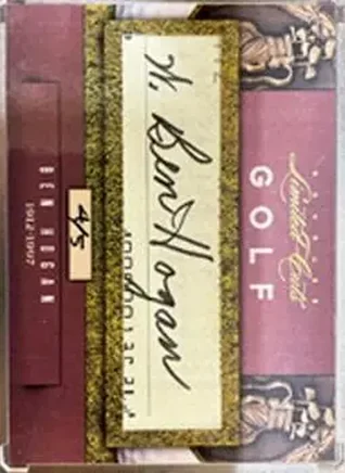 2011 Donruss Limited Cuts #17 - Ben Hogan