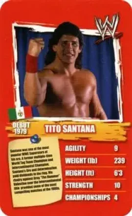 2011 Top Trumps Specials WWE All-Time Greats #NNO - Tito Santana