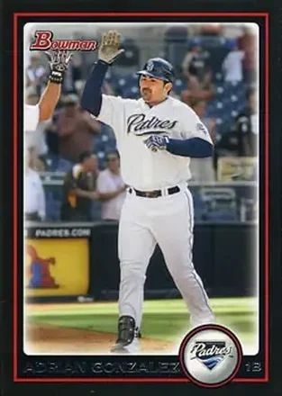 2010 Bowman #6 - Adrian Gonzalez - San Diego Padres