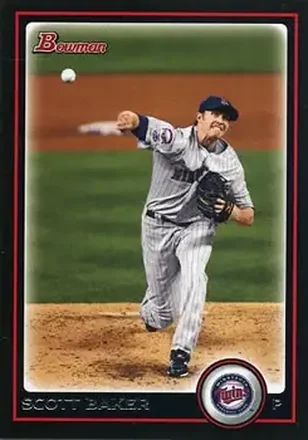 2010 Bowman #8 - Scott Baker - Minnesota Twins