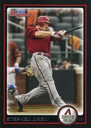2010 Bowman #10 - Stephen Drew - Arizona Diamondbacks