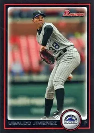 2010 Bowman #15 - Ubaldo Jimenez - Colorado Rockies
