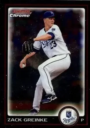 2010 Bowman Chrome #3 - Zack Greinke - Kansas City Royals