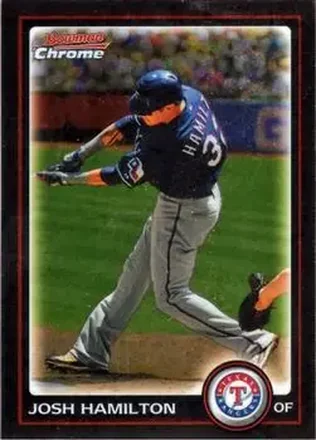 2010 Bowman Chrome #6 - Josh Hamilton - Texas Rangers