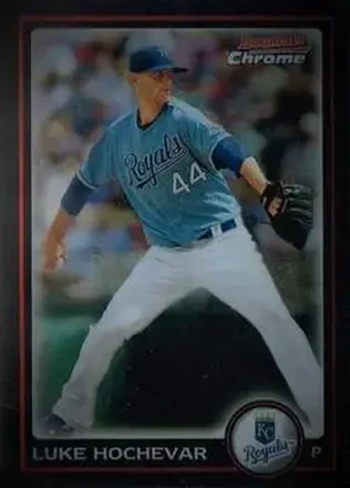 2010 Bowman Chrome #9 - Luke Hochevar - Kansas City Royals