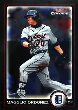 2010 Bowman Chrome #12 - Magglio Ordonez - Detroit Tigers