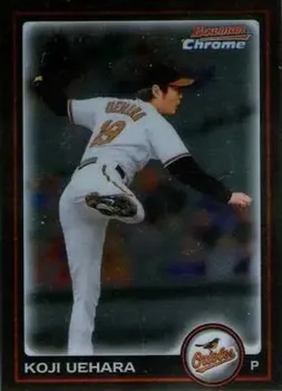 2010 Bowman Chrome #28 - Koji Uehara - Baltimore Orioles
