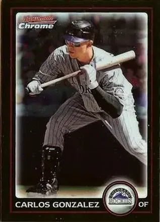 2010 Bowman Chrome #29 - Carlos Gonzalez - Colorado Rockies