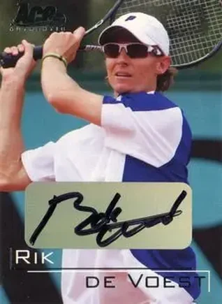 2011 Ace Authentic Match Point 2 - Autographs #20 - Rik De Voest