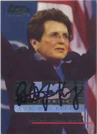 2011 Ace Authentic Match Point 2 - Autographs #87 - Billie Jean King