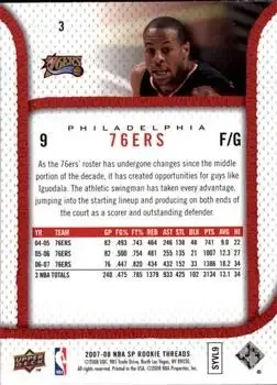 Back of Andre Iguodala