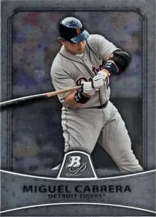 2010 Bowman Platinum #4 - Miguel Cabrera - Detroit Tigers