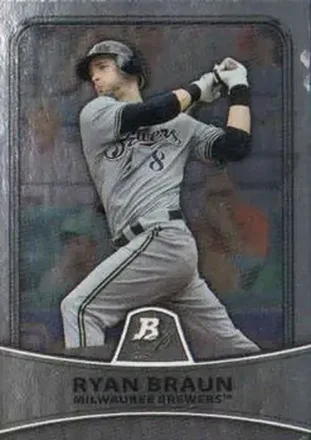 2010 Bowman Platinum #7 - Ryan Braun - Milwaukee Brewers