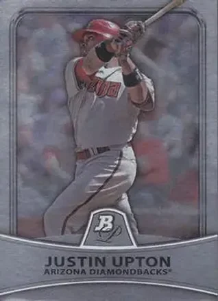 2010 Bowman Platinum #8 - Justin Upton - Arizona Diamondbacks