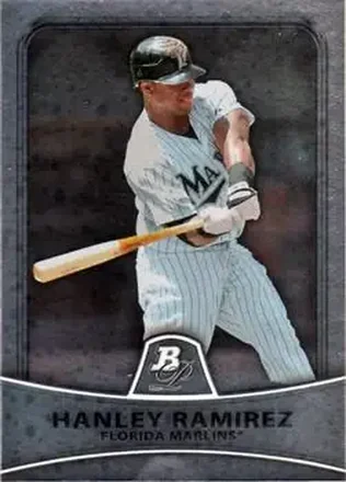 2010 Bowman Platinum #12 - Hanley Ramirez - Florida Marlins