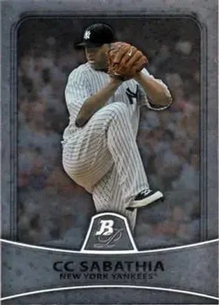 2010 Bowman Platinum #21 - CC Sabathia - New York Yankees