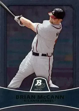 2010 Bowman Platinum #25 - Brian McCann - Atlanta Braves