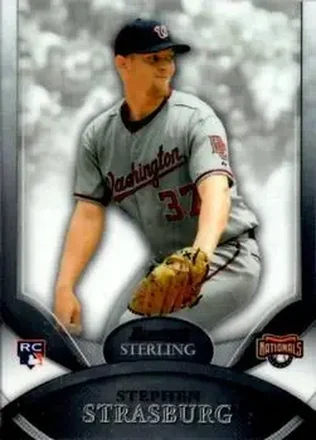 2010 Bowman Sterling #1 - Stephen Strasburg - Washington Nationals