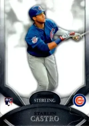2010 Bowman Sterling #3 - Starlin Castro - Chicago Cubs
