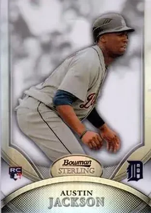 2010 Bowman Sterling #8 - Austin Jackson - Detroit Tigers