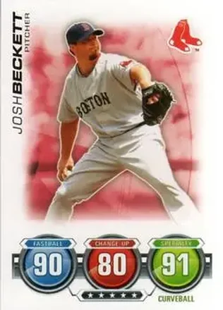 2010 Topps Attax #NNO - Josh Beckett - Boston Red Sox