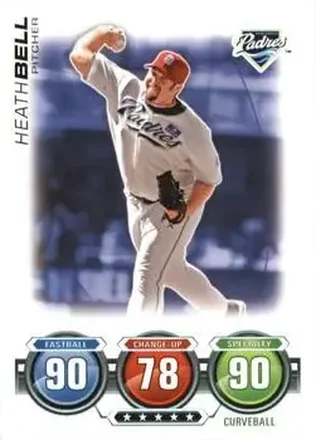 2010 Topps Attax #NNO - Heath Bell - San Diego Padres