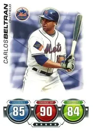 2010 Topps Attax #NNO - Carlos Beltran - New York Mets