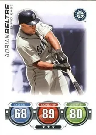 2010 Topps Attax #NNO - Adrian Beltré - Seattle Mariners