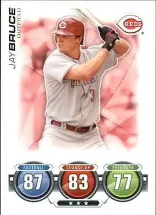 2010 Topps Attax #NNO - Jay Bruce - Cincinnati Reds