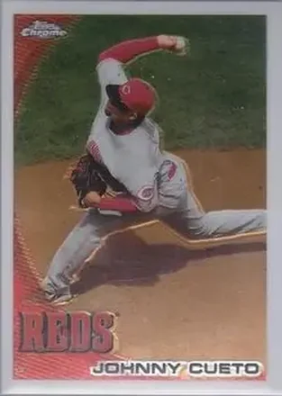 2010 Topps Chrome #5 - Johnny Cueto - Cincinnati Reds