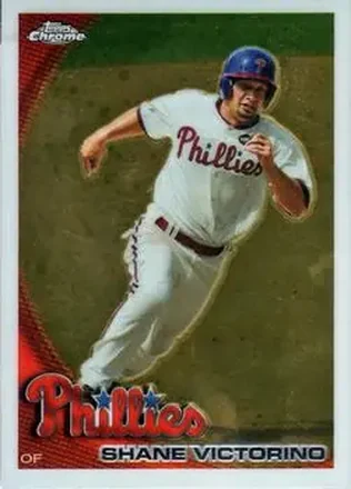 2010 Topps Chrome #9 - Shane Victorino - Philadelphia Phillies