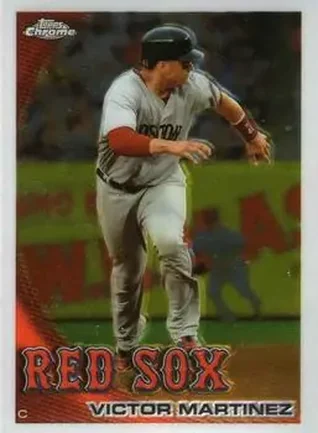 2010 Topps Chrome #12 - Victor Martinez - Boston Red Sox