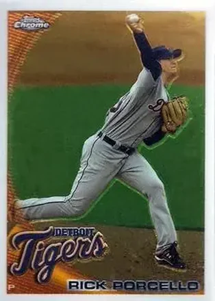 2010 Topps Chrome #13 - Rick Porcello - Detroit Tigers