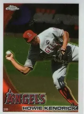 2010 Topps Chrome #16 - Howie Kendrick - Los Angeles Angels
