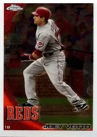 2010 Topps Chrome #17 - Joey Votto - Cincinnati Reds