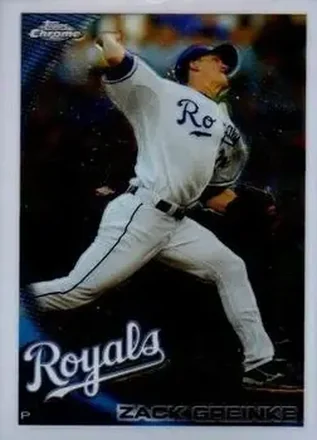 2010 Topps Chrome #18 - Zack Greinke - Kansas City Royals