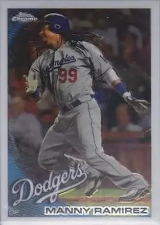 2010 Topps Chrome #20 - Manny Ramirez - Los Angeles Dodgers