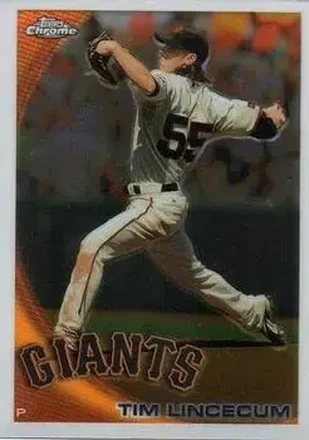 2010 Topps Chrome #27 - Tim Lincecum - San Francisco Giants