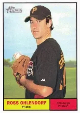 2010 Topps Heritage #22 - Ross Ohlendorf - Pittsburgh Pirates