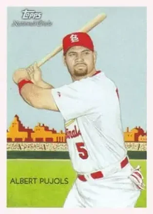 2010 Topps National Chicle #1 - Albert Pujols - St. Louis Cardinals