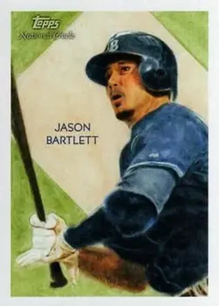 2010 Topps National Chicle #8 - Jason Bartlett - Tampa Bay Rays