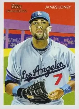 2010 Topps National Chicle #16 - James Loney - Los Angeles Dodgers
