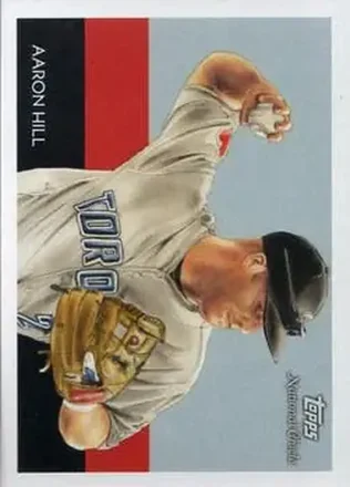 2010 Topps National Chicle #25 - Aaron Hill - Toronto Blue Jays