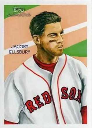 2010 Topps National Chicle #27 - Jacoby Ellsbury - Boston Red Sox