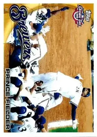 2010 Topps Opening Day #1 - Prince Fielder - Milwaukee Brewers