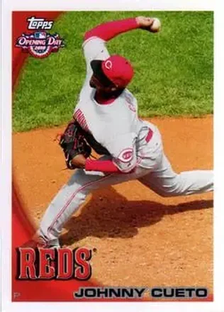 2010 Topps Opening Day #8 - Johnny Cueto - Cincinnati Reds